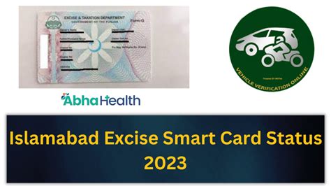 islamabad smart card status|vehicle card status check.